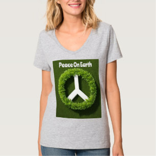 AI Art Weltfrieden T - Shirt