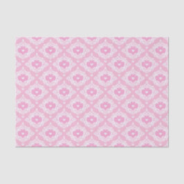 AI Art White Hearts Pink Tissue Paper Seidenpapier