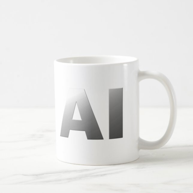 AI artificial intelligence Kaffeetasse (Rechts)