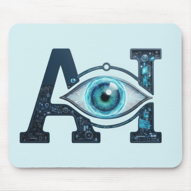 AI-Auge Mousepad (Vorne)