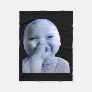 Ai Baby, du schwörst Meme Lustiges Lach-Baby Meme  Fleecedecke