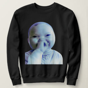 AI-Baby-Hält-Lachen-Meme viraler Trend-Meme Sweatshirt