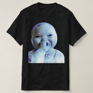 AI-Baby-Hält-Lachen-Meme viraler Trend-Meme T-Shirt