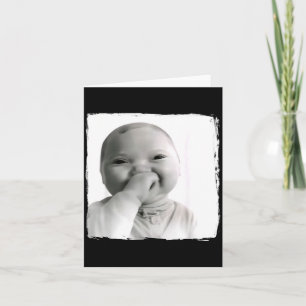 Ai Baby Kichern Rückhalt Lachen Lustig Viral Ge Karte