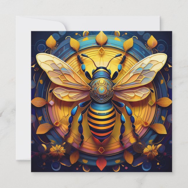 AI Bee Feiertagskarte (Vorderseite)