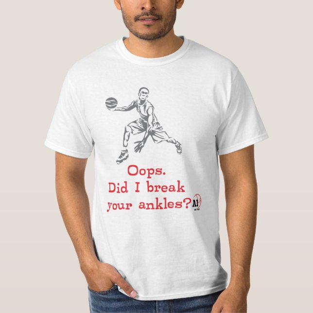 AI - Bruch-Knöchel: Grundlegend T-Shirt (Vorderseite)