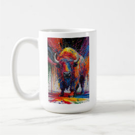 AI Buffalo Art Kaffeetasse