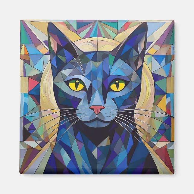 AI Cat Magnet (Vorne)