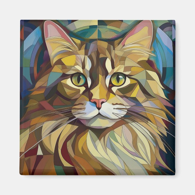 AI Cat Magnet (Vorne)