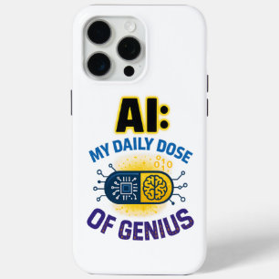 AI Daily Genius - Intelligente Dosis Intelligence Case-Mate iPhone Hülle