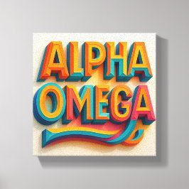 Ai Design Alpha& Omega Leinwand |Wall Décor |