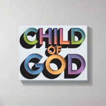 Ai Design Kind Gottes Christliche Canvas Print