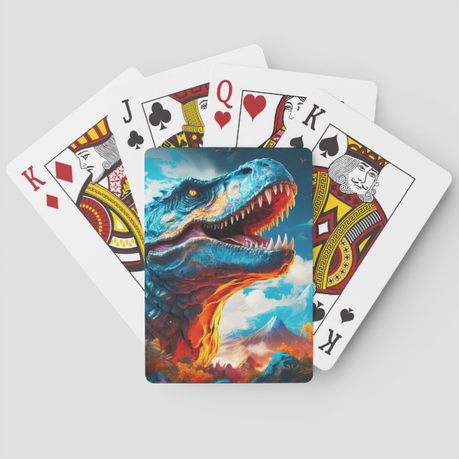 Ai Dinosaur Spielkarten (Rückseite)
