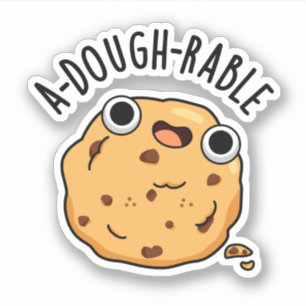 Ai-dough Funny Cookie Pun Aufkleber