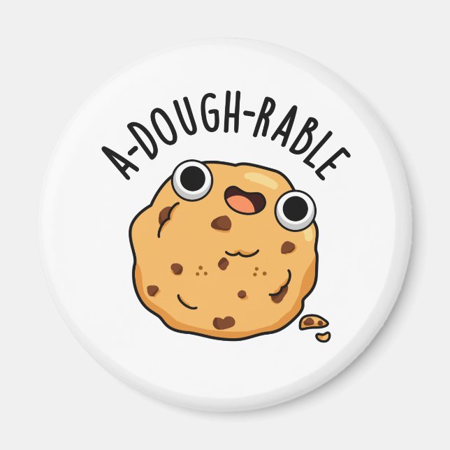 Ai-dough Funny Cookie Pun Magnet (Vorne)