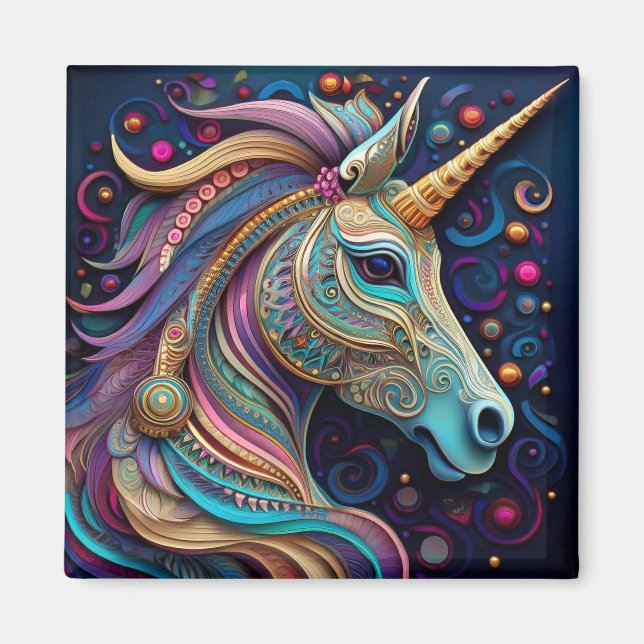 AI-Einhorn Magnet (Vorne)