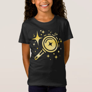 AI-Emblem für Sparkle-Sterne, Leuchtturm des digit T-Shirt