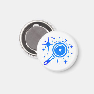 AI-Emblem Twinkle-Sterne, Leuchtturm der digitalen Magnet