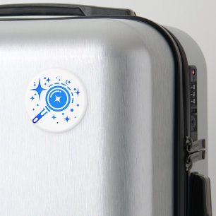 AI-Emblem Twinkle-Sterne, Leuchtturm der digitalen Magnet