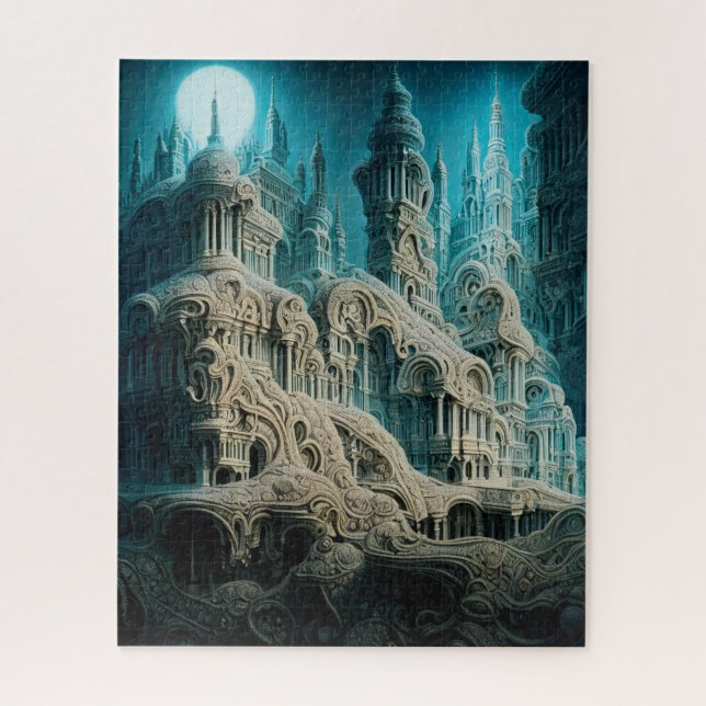 AI-erstellte, Atemberaubende Architektur (Vertikal)