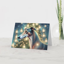 AI est une carte de Noël Greyhound