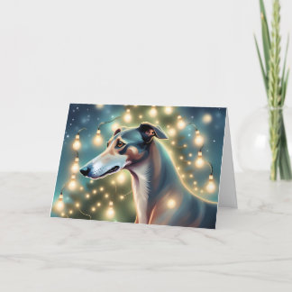 AI est une carte de Noël Greyhound