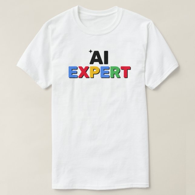 AI Expert™ T-Shirt (Design vorne)