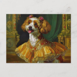 AI Extravagant Hund Postkarte