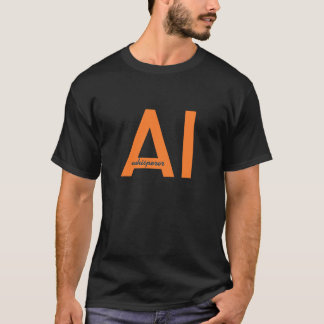 AI flüstern Ingenieur Orange T-Shirt