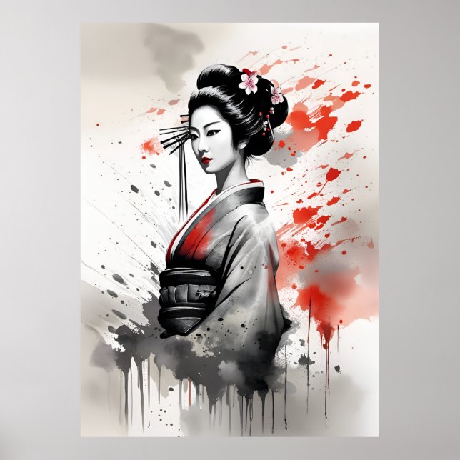 AI Geisha Poster (Vorne)