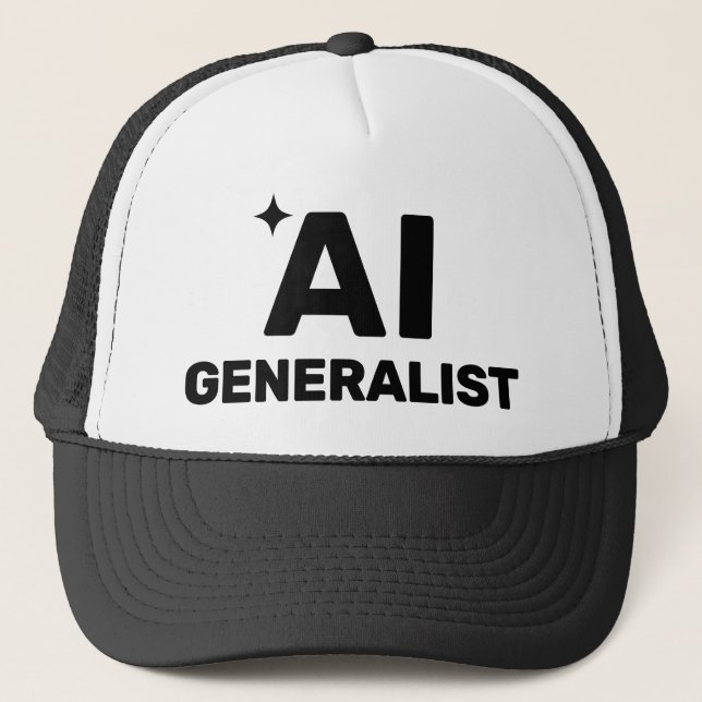 AI Generalist™ Trucker Hat Truckerkappe (Vorderseite)