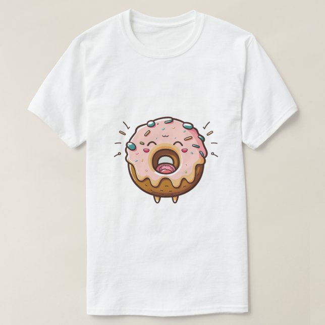 AI Generated Donut Sweet T-Shirt (Design vorne)