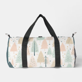 AI Generated Trees Christmas Duffle Bag