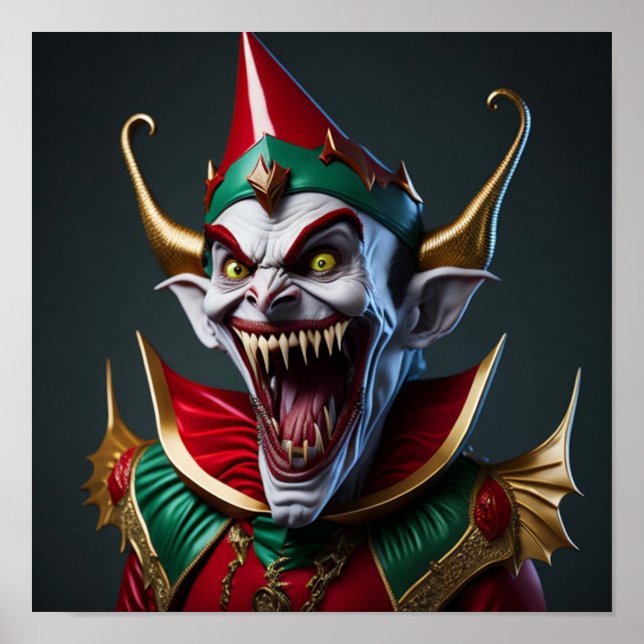 AI Generated Vampire Art Poster (Vorne)