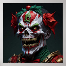 AI Generated Zombie Art Poster