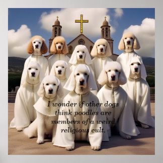 (ai generierte) Poodles sind Mitglieder Poster