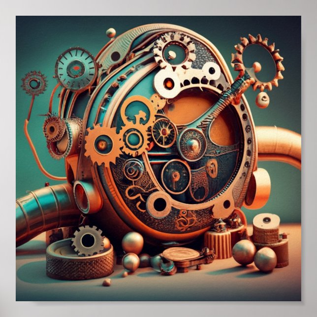 AI-generierter Traum Poster (Vorne)