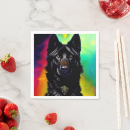 Ai German Shepherd Serviette