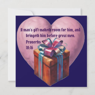 AI-Geschenk für die Gebetskarte Feiertagskarte