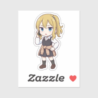 Ai Hayasaka Chibi Secret Maid Style Aufkleber