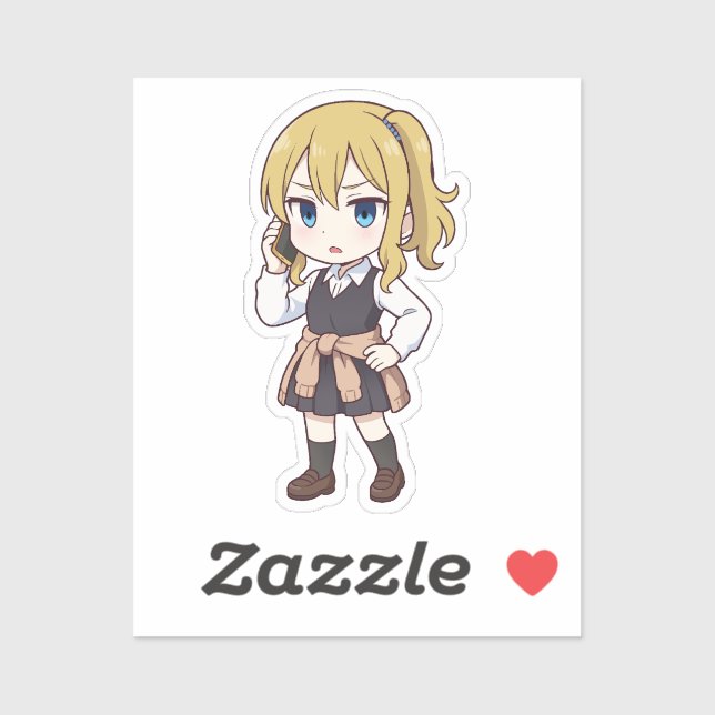 Ai Hayasaka Chibi Secret Maid Style Aufkleber (Blatt)