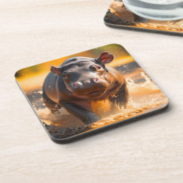 Ai Hippo Getränkeuntersetzer