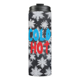 AI Hot Cold Snowflake Thermal Tumbler Thermosbecher