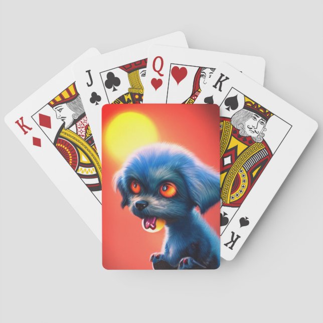 AI Hund Spielkarten (Rückseite)