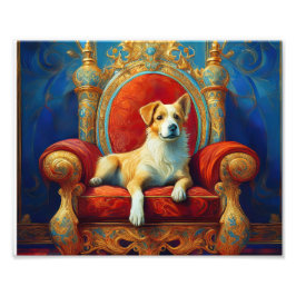 AI-Hundeschritt Fotodruck