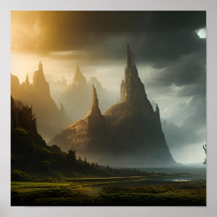 AI Imaginaire Paysage #03 Poster