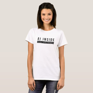 AI-Innen-Handle mit Eingabeaufforderungen T-Shirt