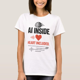 AI Inside Herz T-Shirt