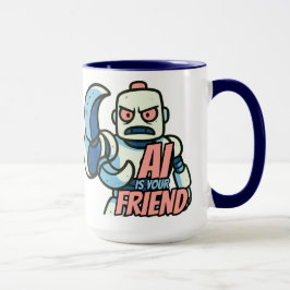 AI ist dein Freund Tasse für Leute, die ChatGPT mö
