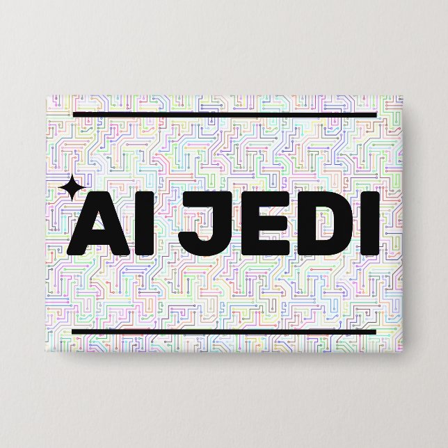 AI Jedi™ Knopf Button (Vorderseite)